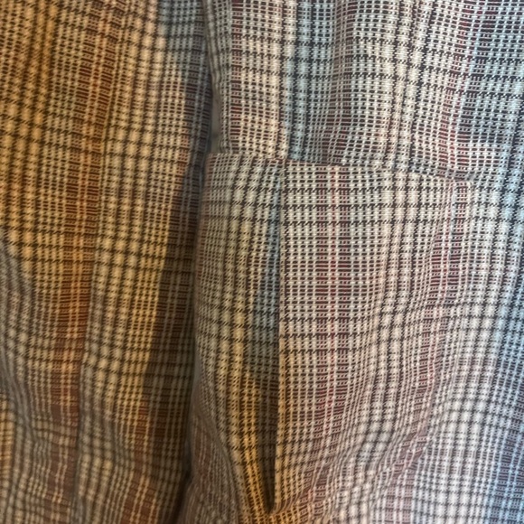 BANANA REPUBLIC Brown Tan Blazer Classic Plaid Suit Jacket- perfect staple - Picture 8 of 11